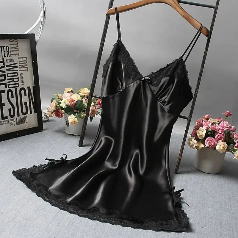 Camisola Sensual em Renda Curta Romântica · Lingerie Noite · Modelo de Casamento · Tamanhos P ao G