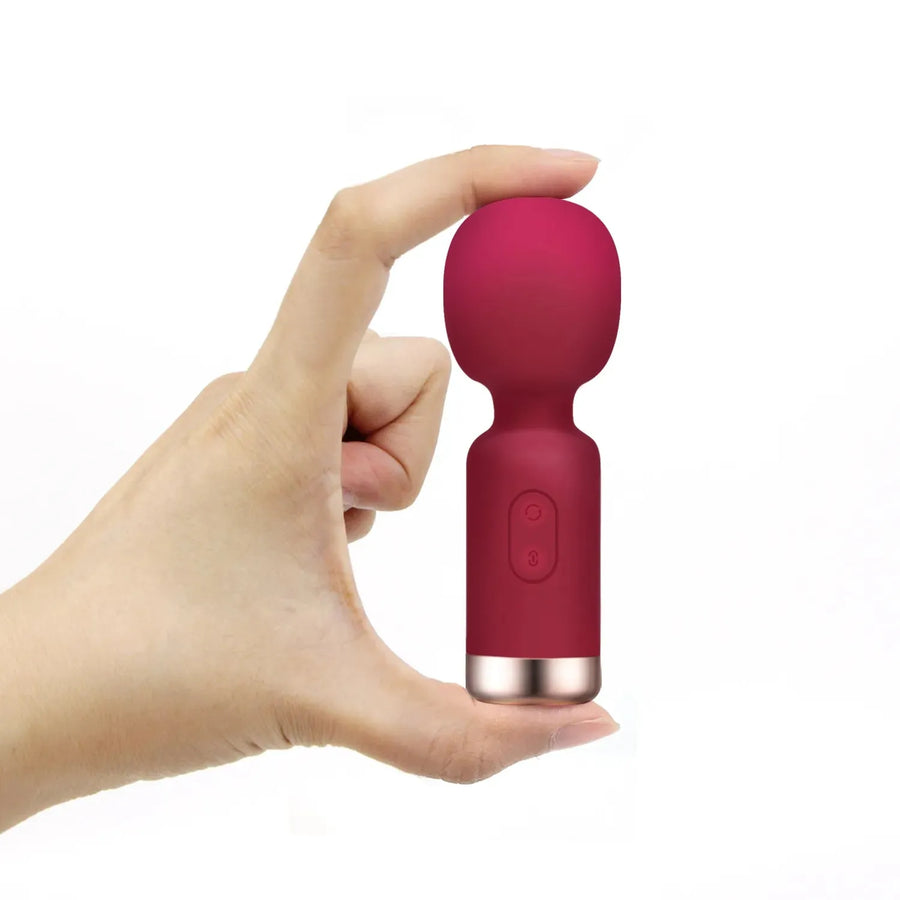 Mini Vibrador Varinha Mágica com Rotação 360°
