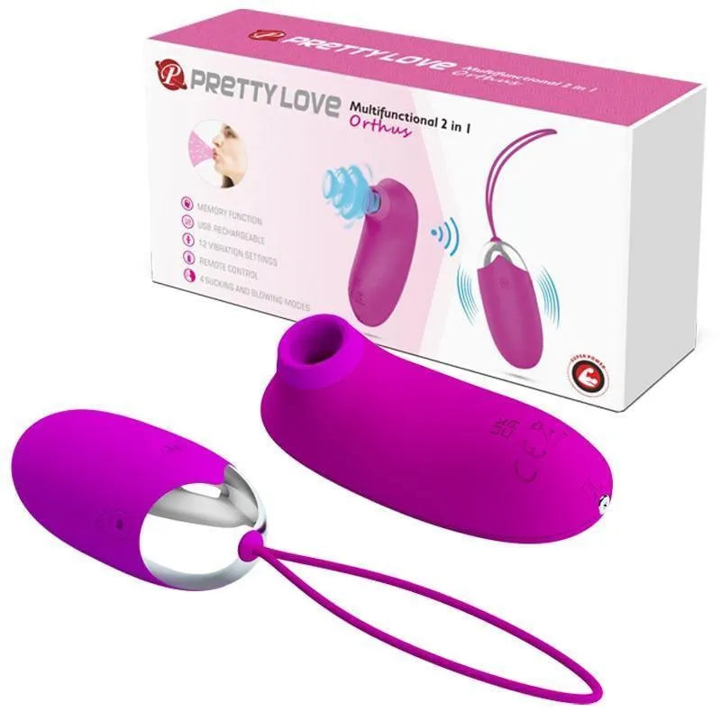 Orthus Pretty Love - Sugador de Clitóris 12 Níveis de Intensidade
