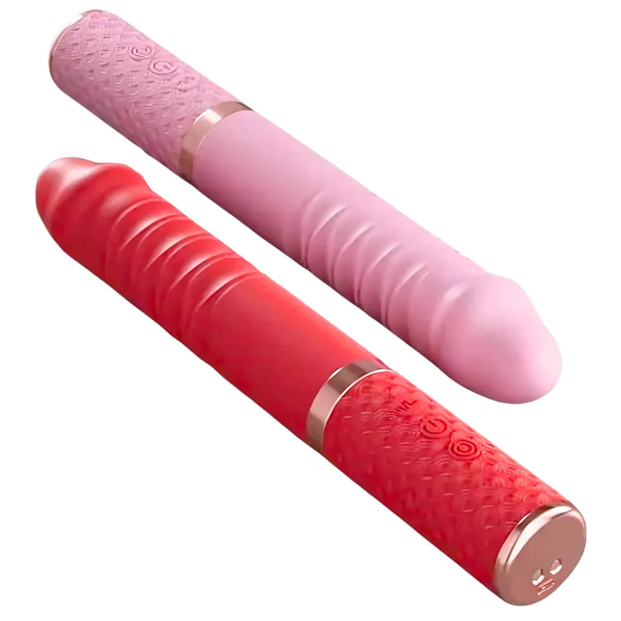 Vibrador Dildo Pulse - Estimulação Ponto G com Modo Vai e Vem e Vibrações