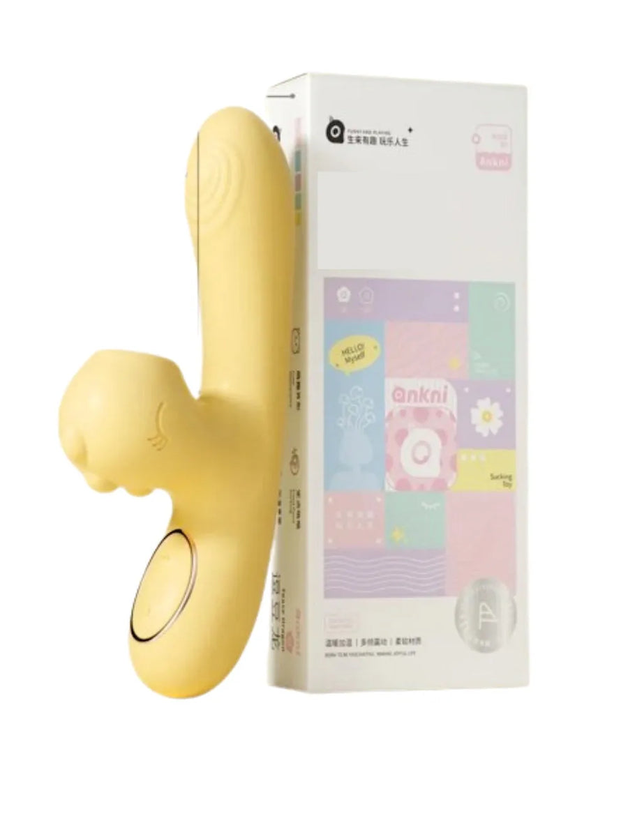 Vibrador Rabbit Compacto Soft Mini - Sugador de Clitóris, Vibrador e Pulsos Orgásticos