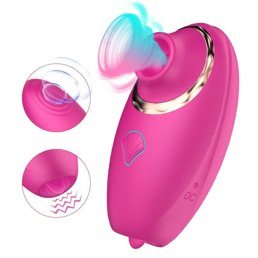 Vibrador Feminino Sugador de Clitóris & Simulador de Sexo Oral com Linguinha - Sexwell