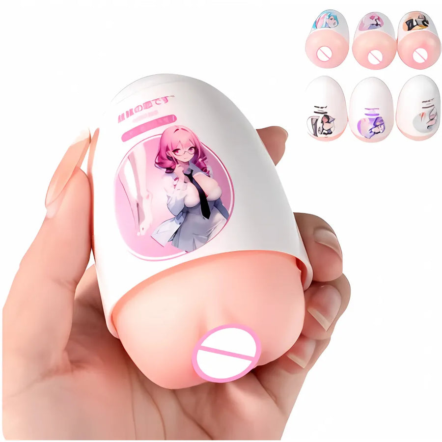 Masturbador Massageador Masculino Pocket Egg - Diferentes Formatos Ânus Vagina Boca