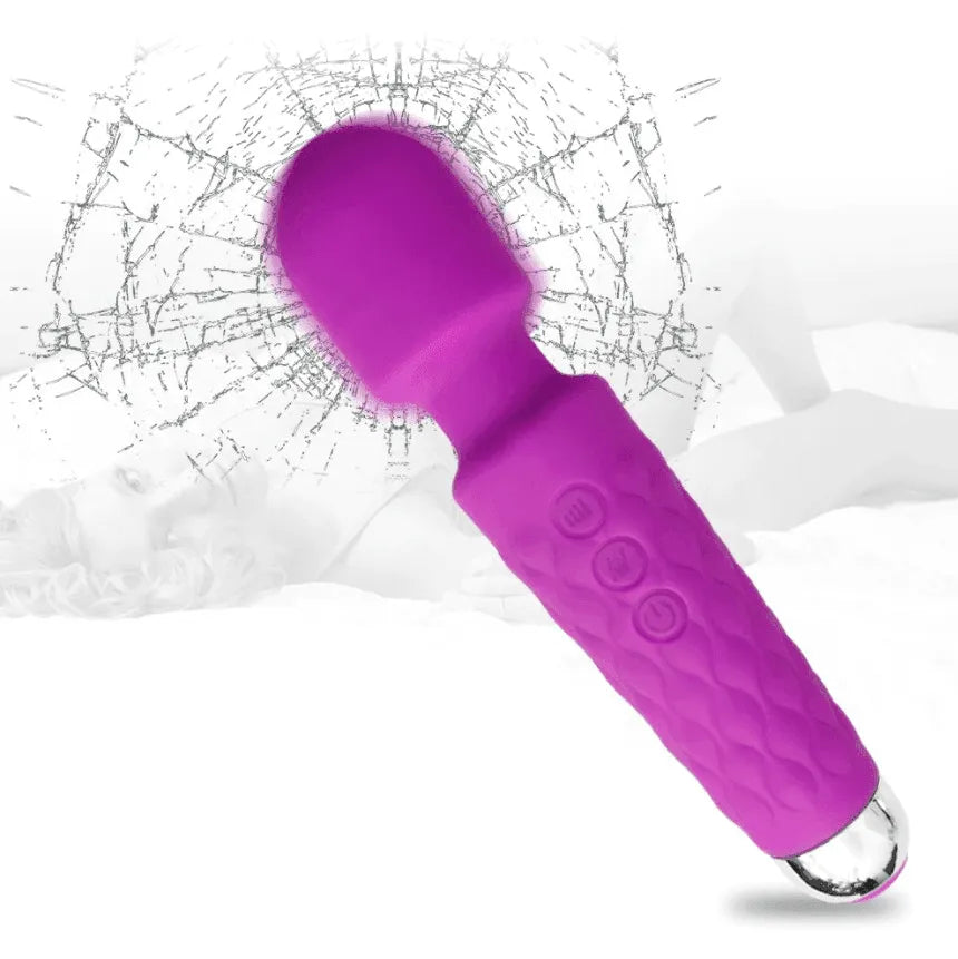 Mini Varinha Mágica com 20 Níveis de Vibrações Orgásticas - Mini Wand