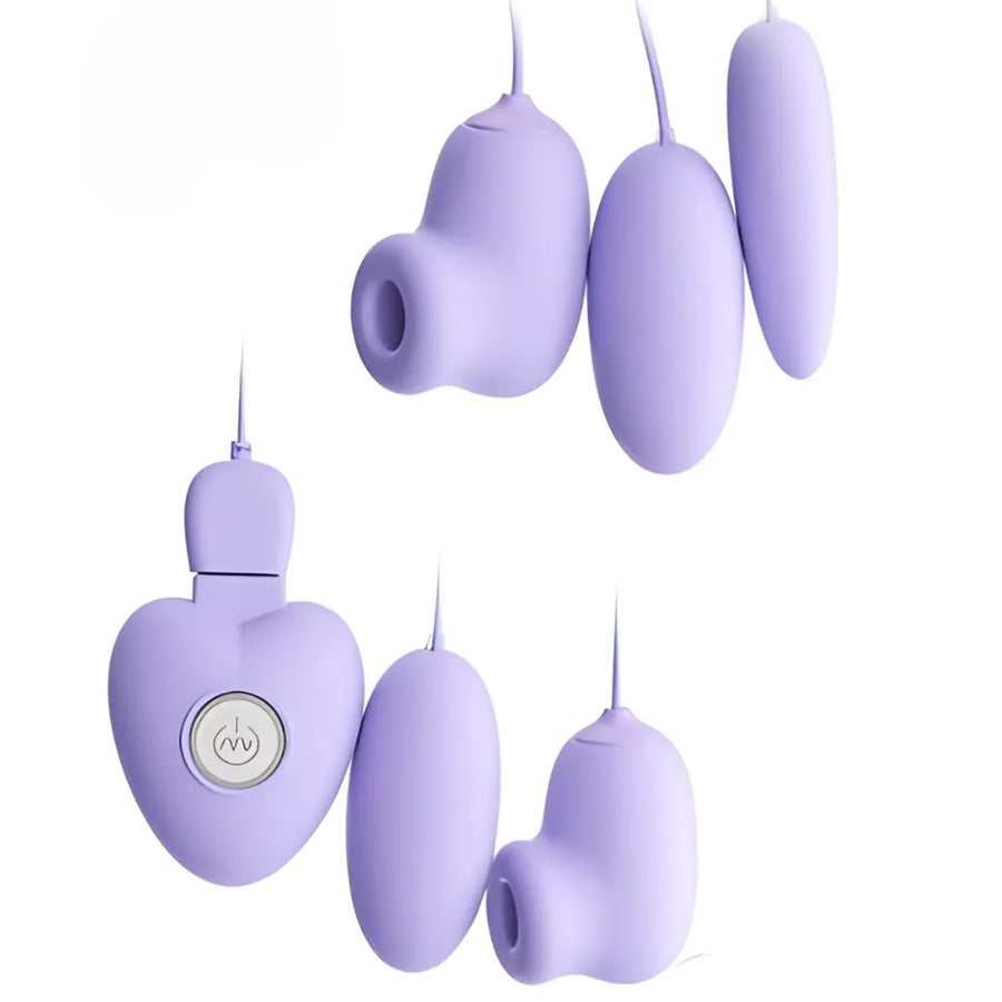 Vibrador Feminino Dual Bliss - Sucção e Vibração 3 em 1