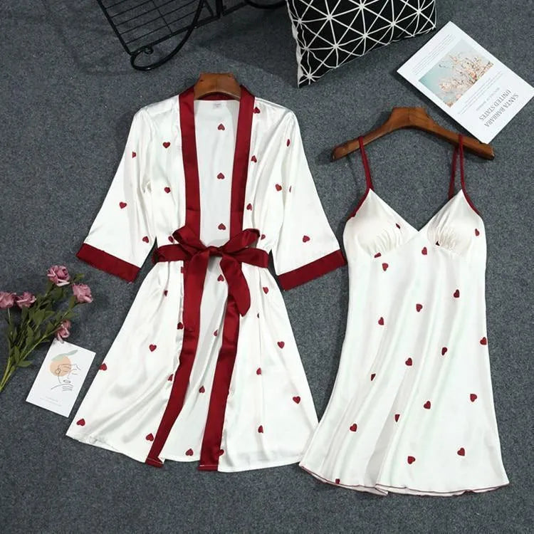 Conjunto Heart Camisola + Roupão