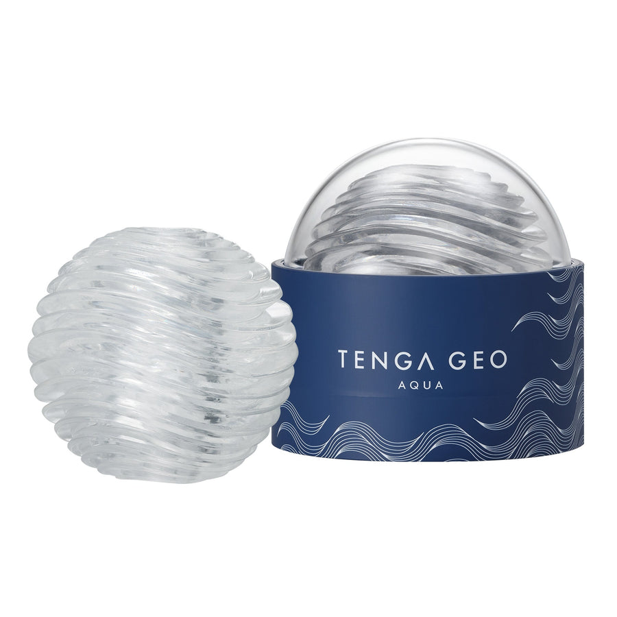 TENGA GEO — Masturbador Japonês Esculpido · 3 Texturas Geométricas · Reutilizável