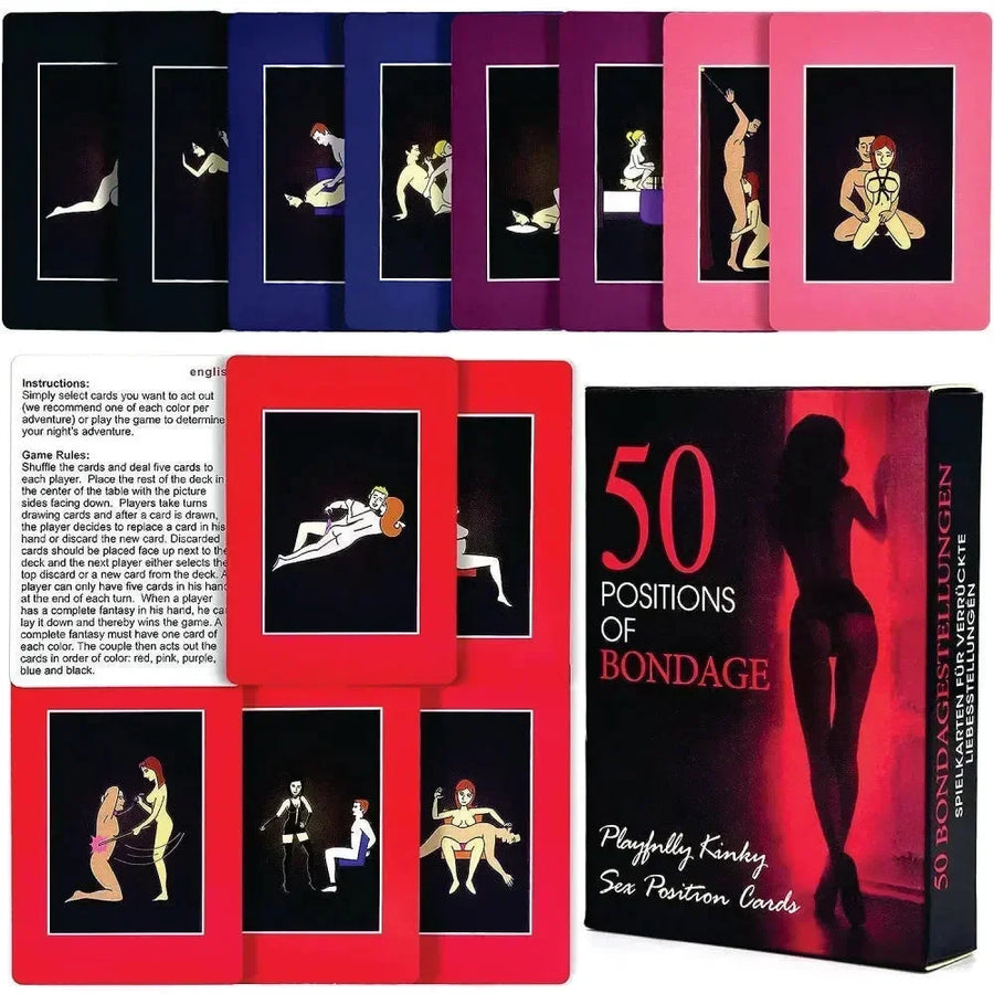 Love Play - Jogo Erótico de Cartas com 50 Posições Sexuais