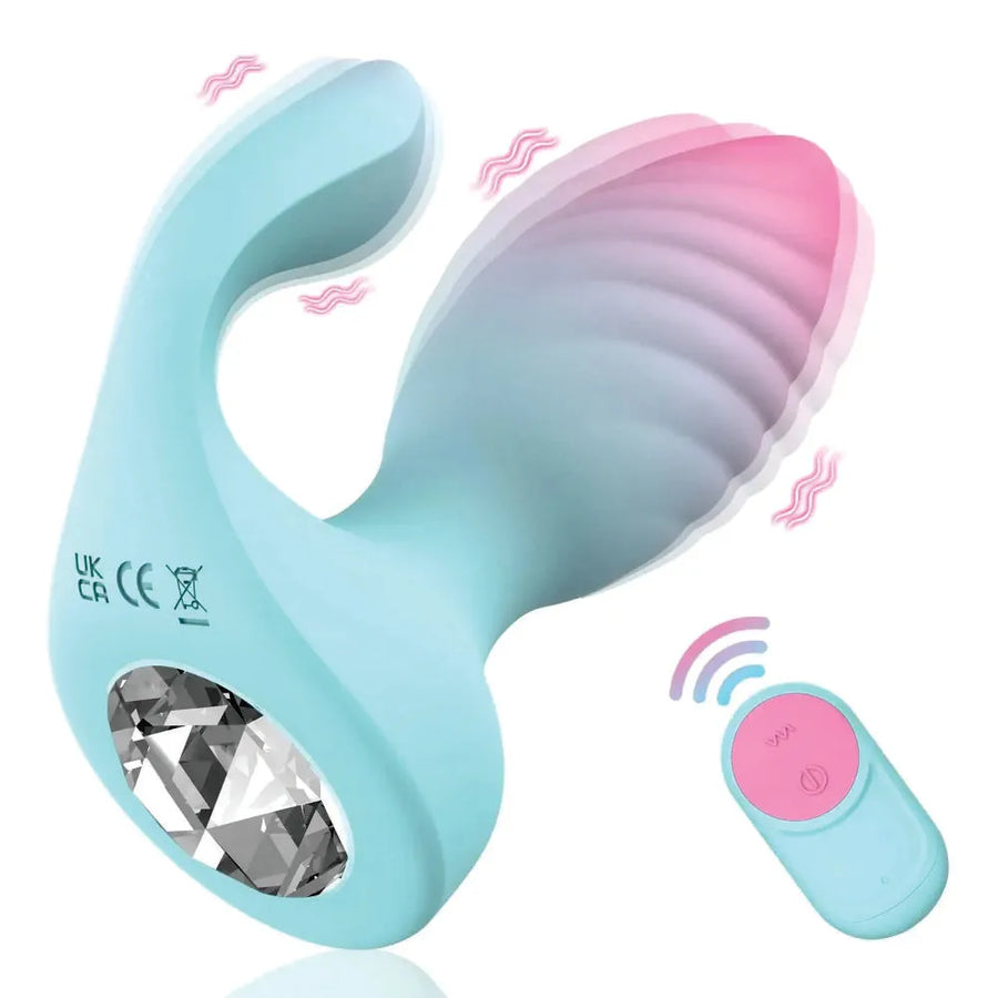 Plug Anal 2 em 1 GlowPlug- Plug com Vibrador Duplo