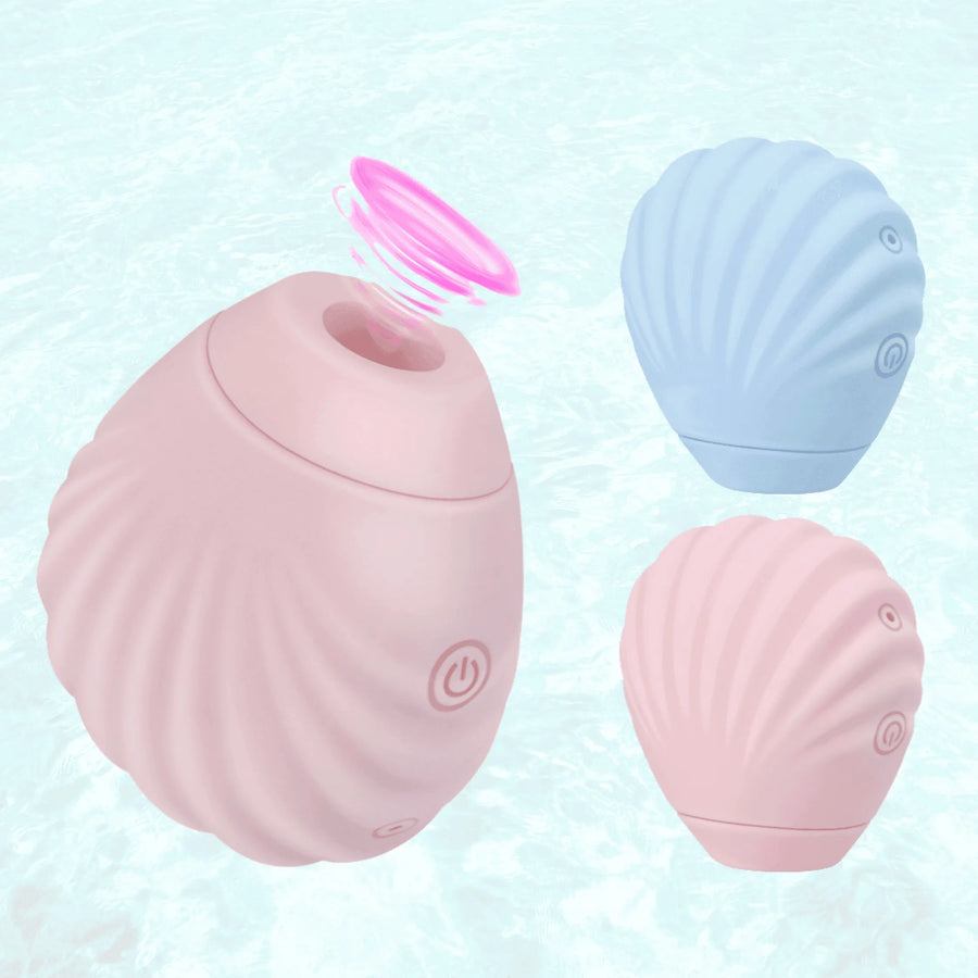 Vibrador Discreto Sugador de Clitóris Conchinha - HotOcean